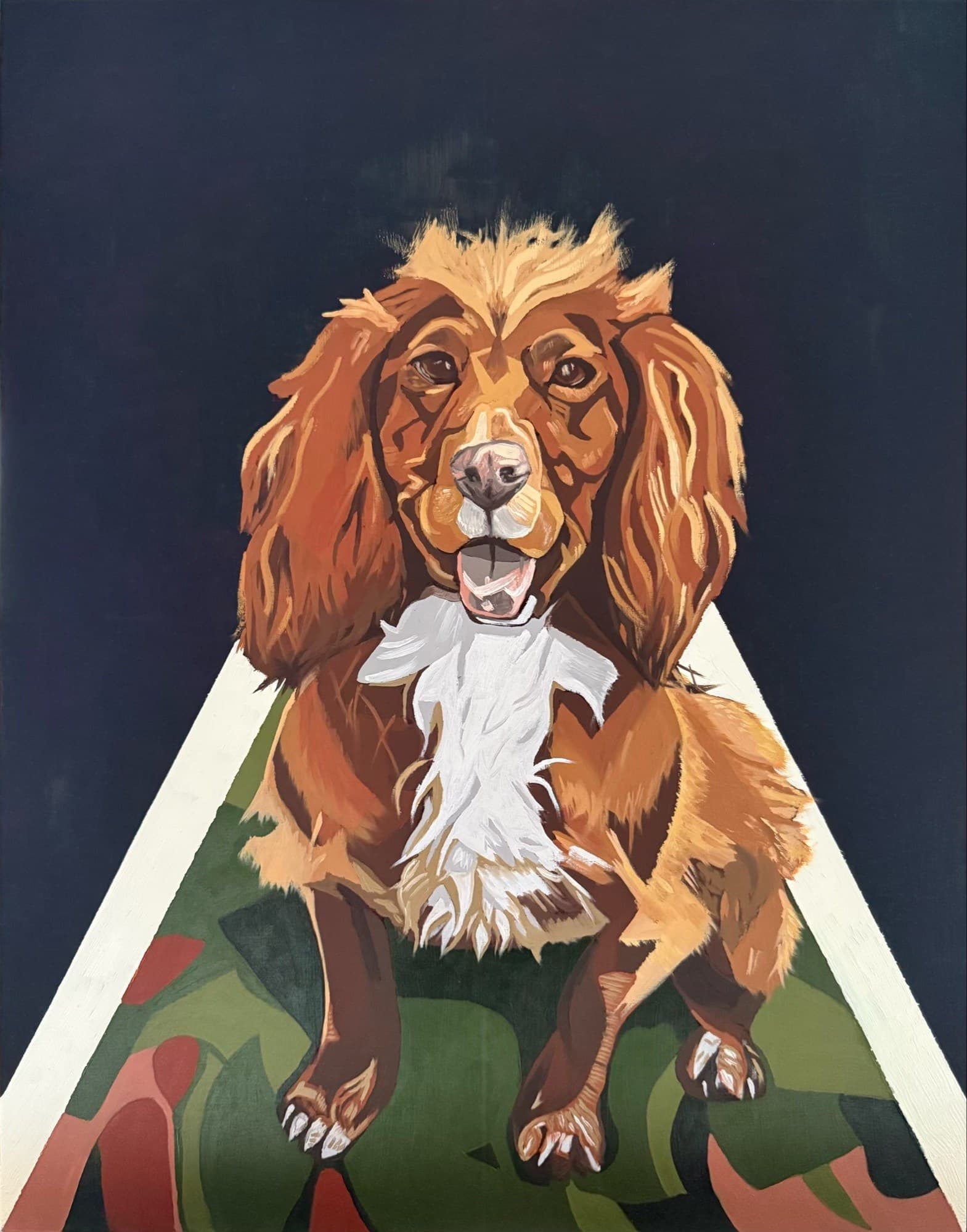 Oil portrait of Evie